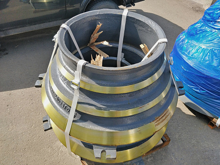 Неподвижное футеровочное кольцо верхней чаши на Sandvik-CH430 (452.1216-002)