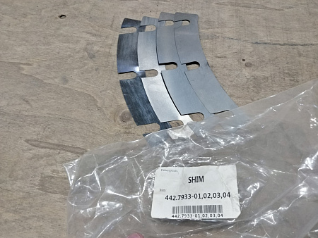 Регулировочная пластина упора державки шестерни на Sandvik-CH430 (442.7933-01.02.03.04)